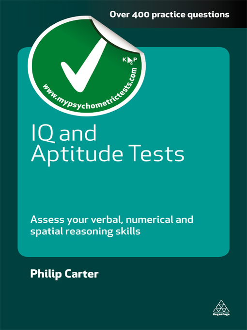 Title details for IQ and Aptitude Tests by Philip Carter - Available